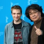 Robert Pattinson and Bong Joon-ho in Berlin.