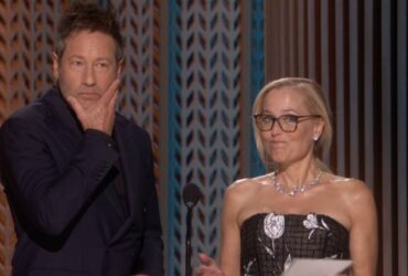 'The X-Files' Stars David Duchovny and Gillian Anderson Reunite at the 2025 SAG Awards—And Almost Forget Why They Were There