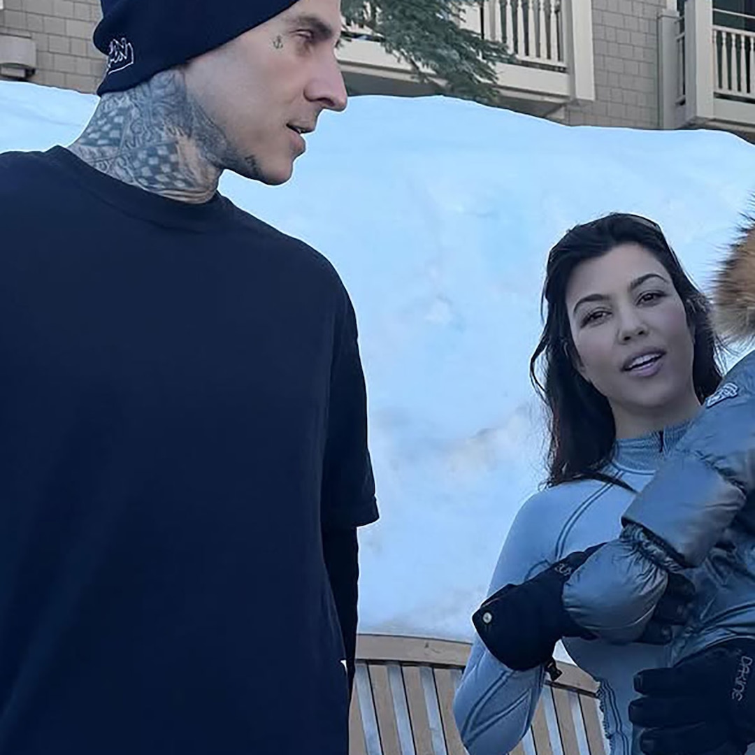Kourtney Kardashian's Son Rocky Adorably Bundles Up for a Family Road Trip - E! Online