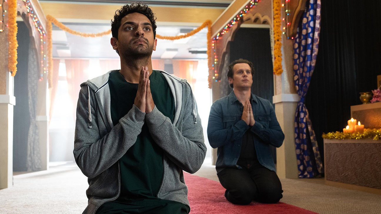 Karan Soni and Jonathan Groff in 'A Nice Indian Boy.'