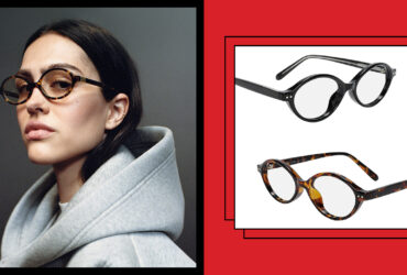 Feisedy Retro Oval Sunglasses