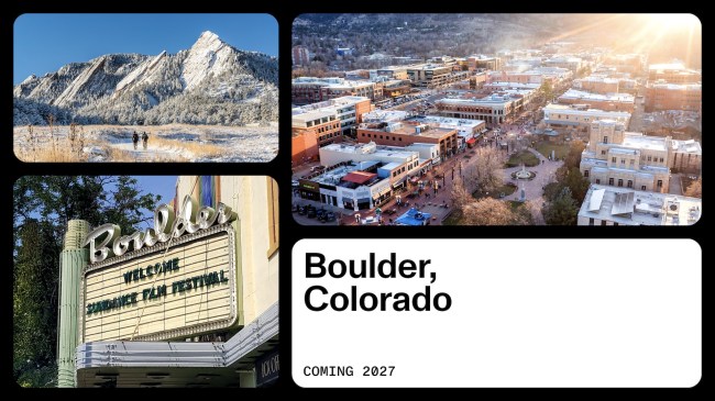 Sundance Selects Boulder, Colorado as New Host City Beginning in 2027