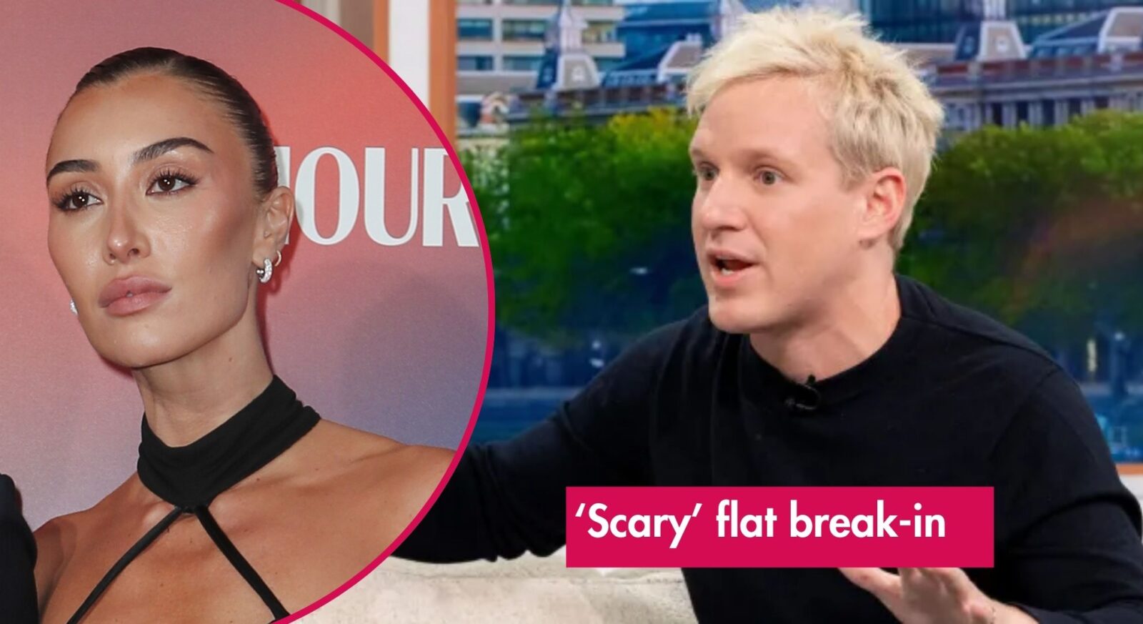 Terrified Jamie Laing used his body as a barricade against burglar as wife Sophie Habboo lay in bed upstairs