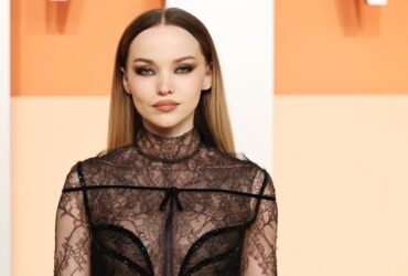 BEVERLY HILLS, CALIFORNIA - MARCH 02: Dove Cameron attends the 2025 Vanity Fair Oscar Party Hosted By Radhika Jones at Wallis Annenberg Center for the Performing Arts on March 02, 2025 in Beverly Hills, California. (Photo by Amy Sussman/Getty Images)