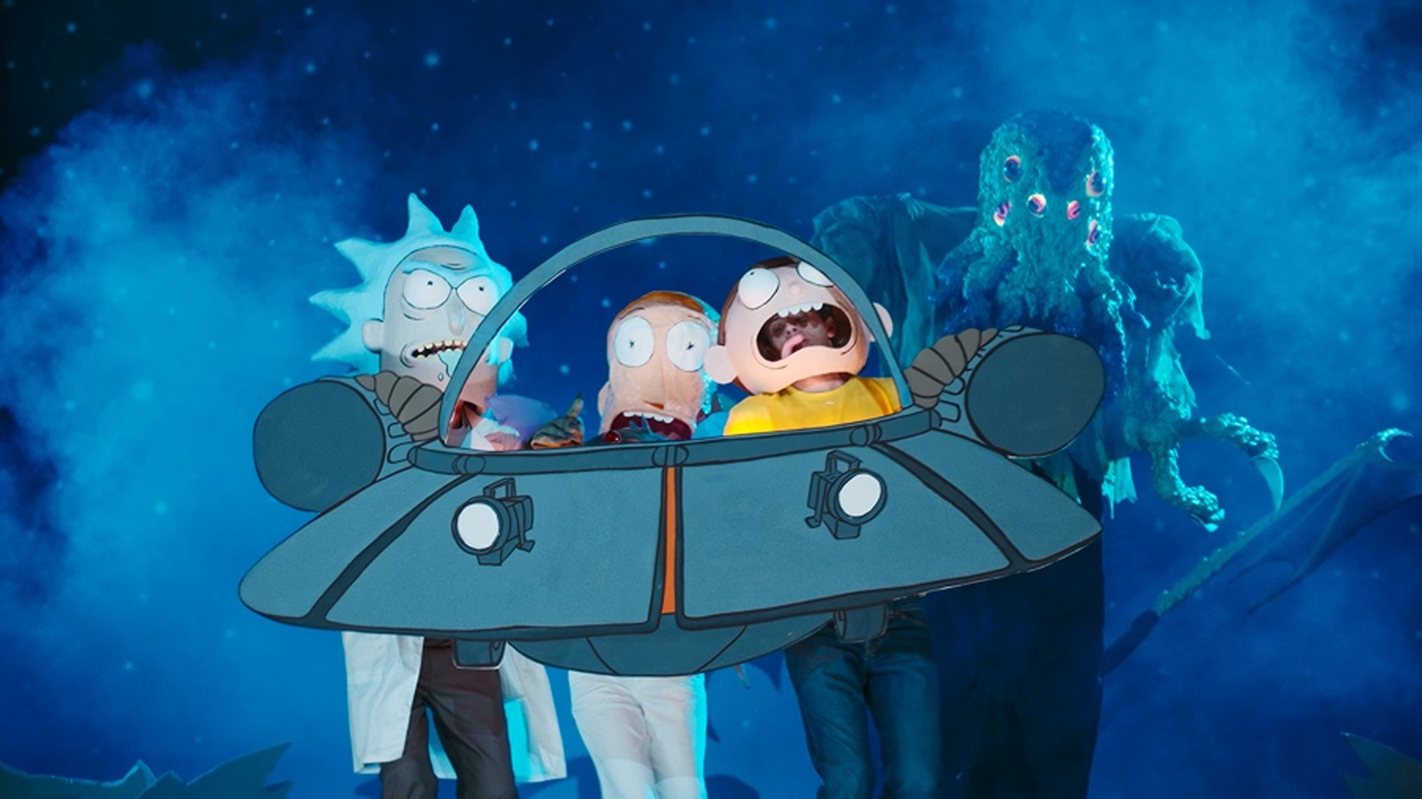 Adult Swim Reveals Rick & Morty Season 8 First Look After An Absurd Stage Anthology Adaptation - SlashFilm