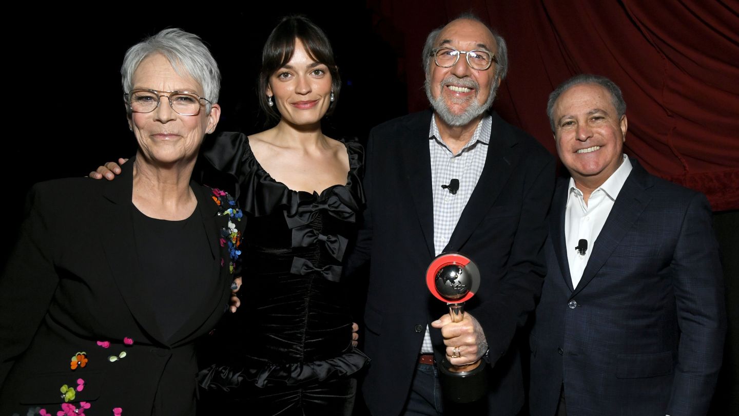 Jamie Lee Curtis, Emma Mackey Honor Their ‘Ella McCay’ Director James L. Brooks at CinemaCon
