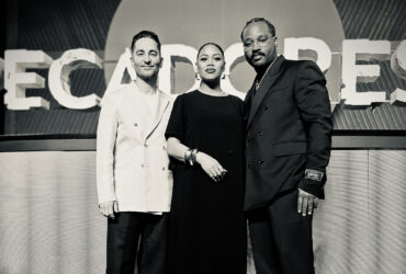 Sev Ohanian, Zinzi Coogler and Ryan Coogler at Sinners Premiere