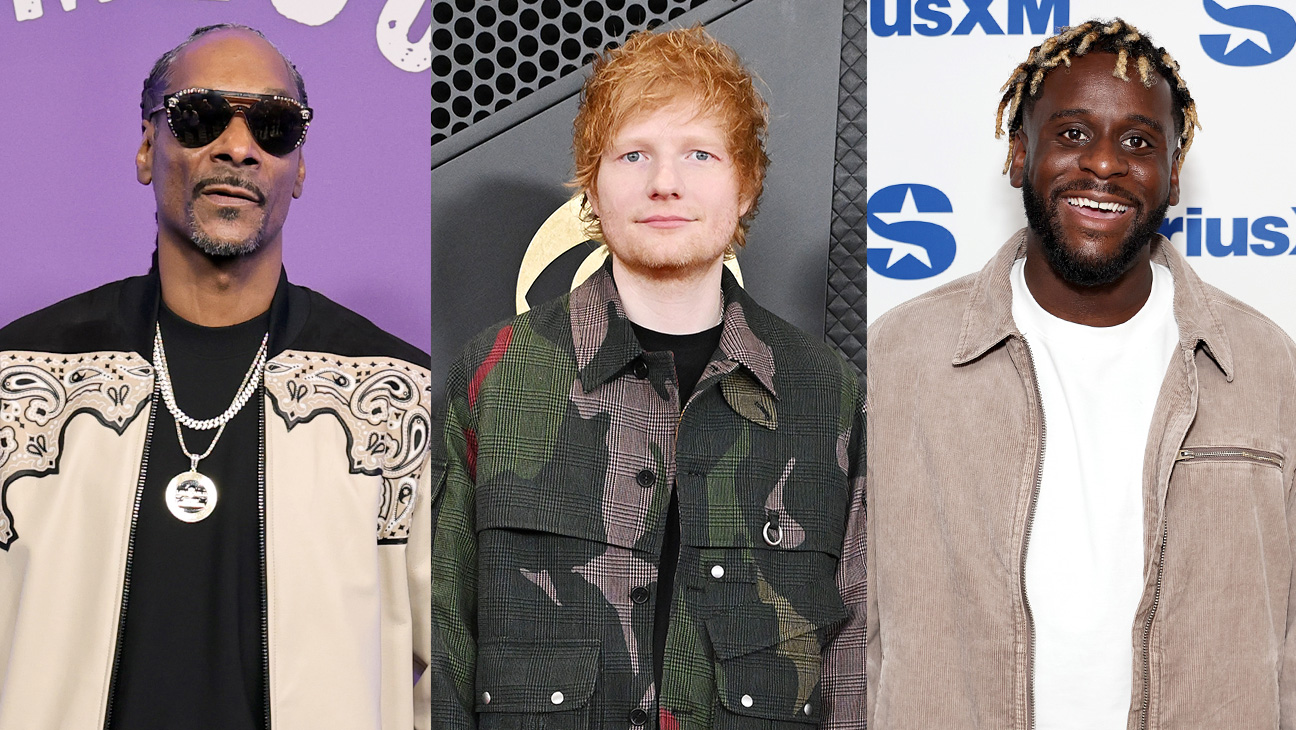 Snoop Dogg, Ed Sheeran and Myles Smith