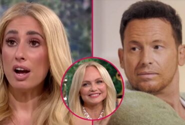 Stacey Solomon’s shock at watching Joe Swash 'plant one' on pop star: 'It's too much'