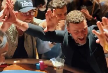 Travis Kelce, Jason Kelce and Justin Timberlake Have a Guys Night Out in Las Vegas
