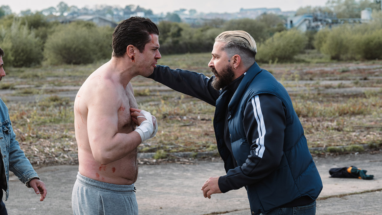 Toby Kebbell as Sal and Shia LaBeouf as Vince in Salvable