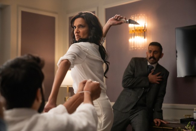 Of Course Poorna Jagannathan’s Favorite ‘Deli Boys’ Scene Involved Beating Up Tan France in Heels