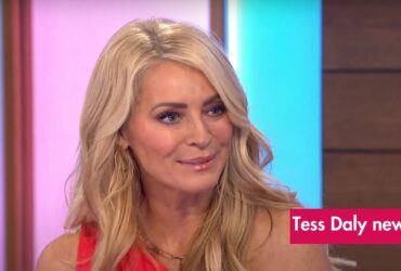 Tess Daly leaves her followers stunned as she poses in daring gold bikini: "Hot stuff"