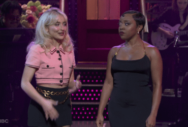 Sabrina Carpenter and Quinta Brunson on SNL